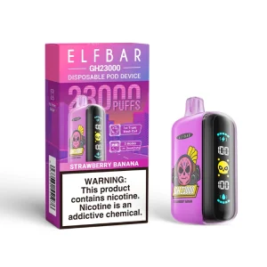 ELF BAR GH23000-Triple MESH Coil - Strawberry Banana