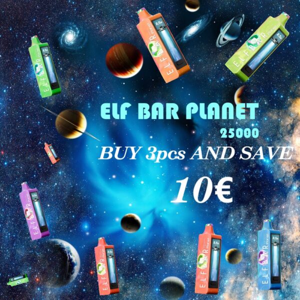 ELF BAR PLANET 25000 BOX 3PCS