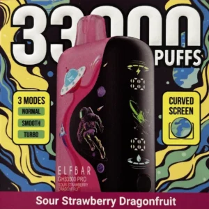 ELF BAR GH33000 PRO - 8/ Sour Strawberry Dragonfruit