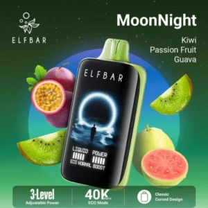 ELF BAR MOON NIGHT 40K - Kiwi Passionfruit Guava