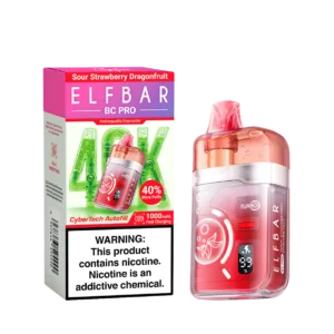 ELF BAR BC PRO 40K - 10/ Sour Strawberry Dragonfruit
