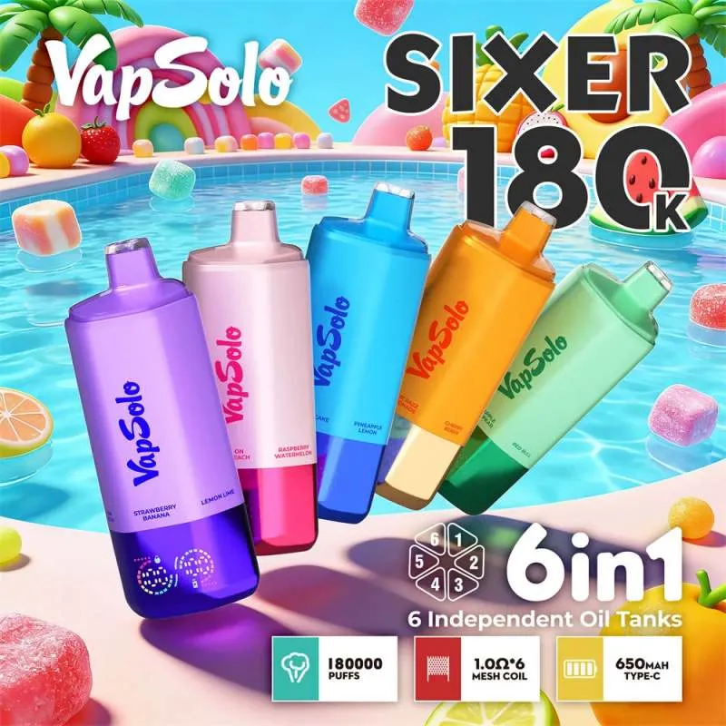 5pcs VapSolo SIXER 6-in-1 180K